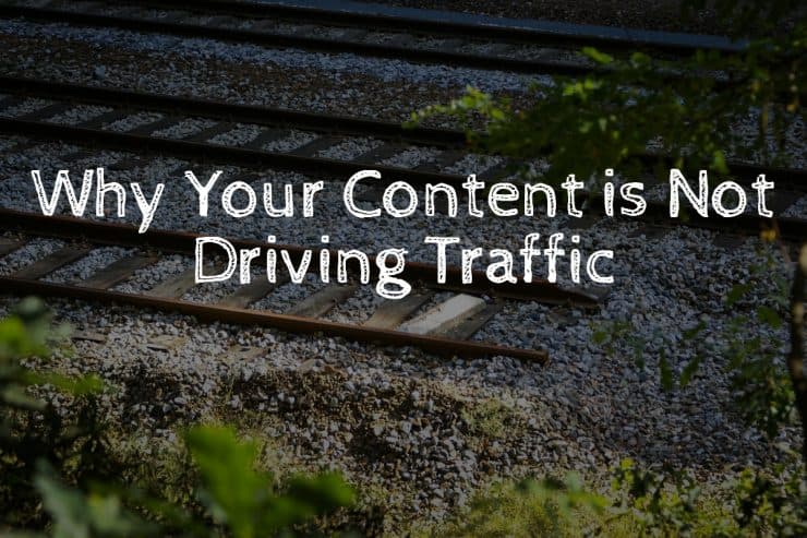 Content marketing strategy is not generating the results you had hoped.