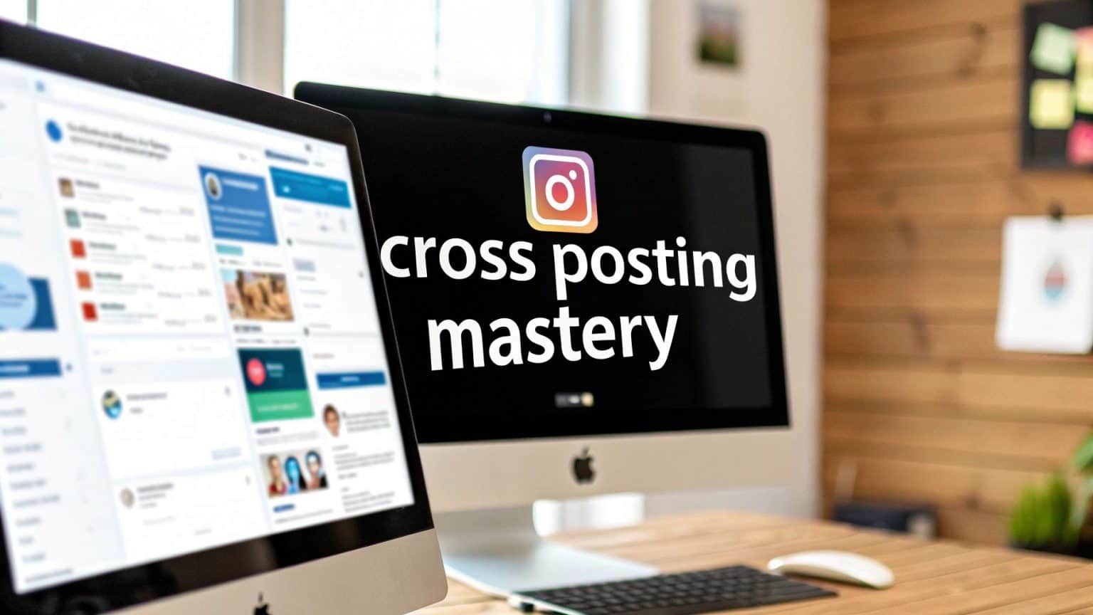 Mastering Cross Posting Social Media - EvergreenFeed Blog